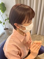 レターバイノベル(letter by novel)&nbsp;ピンクカラー + マッシュ風ショート