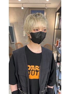 サンド 鹿児島中央(sand) @sei___sandインナーカラー/ウルフカット/鹿児島中央駅