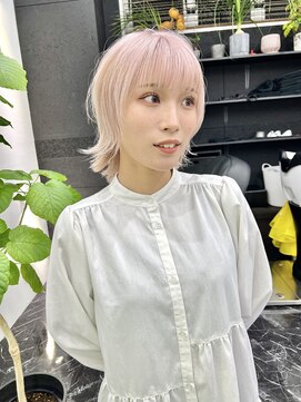 チュダック(ChuDuck) 韓国風《ペールピンク》ハイトーン/ケアブリーチ/ダブルカラー