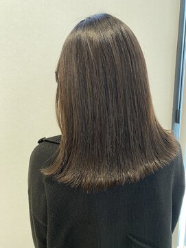 カノエ 松江学園店(canoe) 髪質改善オリーブカラー