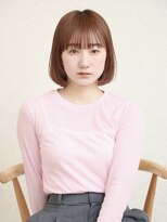 ガーデン オオタカノモリ(garden otakanomori)&nbsp;簡単スタイリング内にまとまる襟足スッキリミニボブ×前髪あり