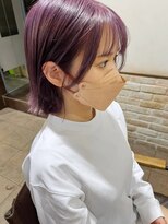 ネオリーブカップ 町田店(Neolive capu) Wカラー×ラベンダーカラー【町田/ブリーチ】