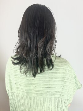 ヘアデザイン アンジェロカフェ(Hair Design Angelo cafe) 透け感グレージュ