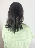 透け感グレージュ