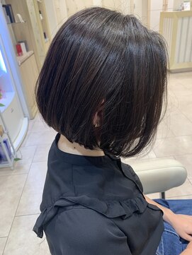 アッシュ 仙川店(Ash) 【30代40代50代60代】大人可愛いワンカールボブ ひし形ボブ