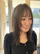 ジェリカヘアー サンフラワー通り(Jlica hair)&nbsp;フェイスレイヤー×秋おすすめアッシュグレージュ