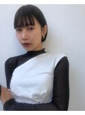 ぷつっと大人ミニボブ【Stylist ai honda】