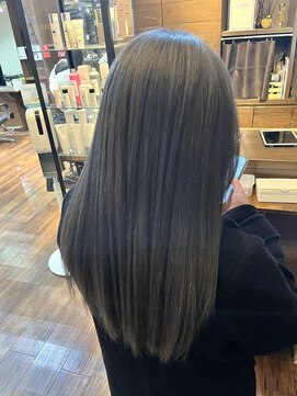 ランソ 成田店(RUNSO) グレージュ×似合わせカット♪