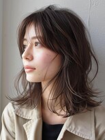 レヴ 草加店(LEV.)&nbsp;イメチェン　外ハネ　ボブ　美髪　ワイドバング　ブルーブラック