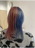 ツートンカラー,ペールカラー,ウルフカット【草加】
