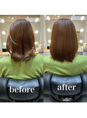 髪質改善ヘアエステ　ミディア　白髪染め　30 代、40代、２０代