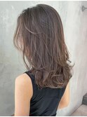 顔周りレイヤー韓国ヘア美髪ロング_ba476151