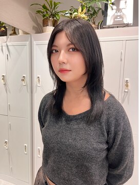 シュク 高円寺(SYUK) フェイスレイヤー/ストレートヘア/SYUK高円寺【青木】