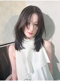 ミディアム ハッシュカット