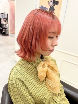 ロッカヘアエジェ(ROCCA hair eje.) アプリコットオレンジオレンジ×ウルフ8.27