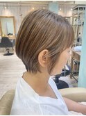前髪あり/ショート/ショートボブ/20代30代40代50代/大人/小顔 UP