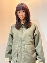 カシェル(cashel kishaba)&nbsp;ボルドー×ストレート