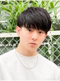 マッシュ/黒髪/ナチュラルマッシュ/メンズ/ツーブロック