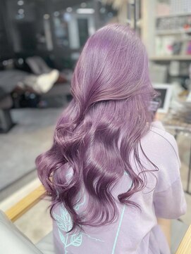 ワンズクロエ 原宿店(ONE's Chloe) ミディアムレイヤーカット似合わせカットダークアッシュ着物原宿