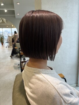 コード 四条河原町駅店(CHORD) チョコレートブラウン/髪質改善/京都河原町/切りっぱなしボブ