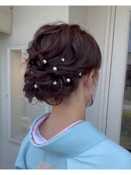 アグリー コーリング (AGREE ～calｌing～)の写真/結婚式・卒入学式に輝く！本格お呼ばれヘアセットで特別な思い出を演出◎ (40文字)