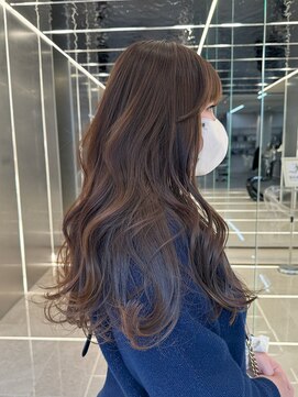 シュルール 所沢プロぺ通り店(chorule) ダークグレージュブリーチなしダークブラウンモカブラウン前髪