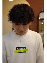 エディ(Edy)&nbsp;メンズ波巻きスパイラルパーママッシュ刈り上げケアパーマ岡山