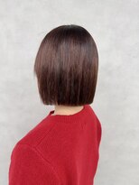 アース 新越谷店(HAIR&MAKE EARTH) 髪質改善縮毛矯正×切りっぱなしボブ