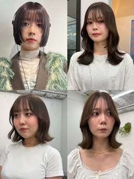 ネンドヘアー(nendo_hair)の写真/ボブ.レイヤー.ハイトーンも似合わせ！透明感たっぷり艶カラーでオリーブカラー.ミントベージュカラーも♪