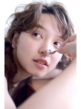 ミラバイグリーン(Mira by green) natural ×beige - 「short」- 03