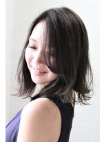 マティーナ ヘアー 池袋(Matina hair)&nbsp;【揺れる毛先+透明感☆彡グレーロブ】　Matinahair