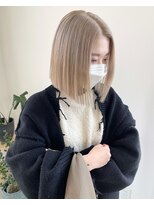 ソー(So.)&nbsp;ボブとブロンドベージュ