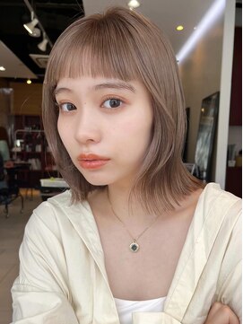 ラフ フロム ガーデン(Laf from GARDEN) 【Laf 田中双葉】オン眉バングと外ハネ