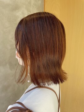 イニ 福井店(ini) 出海/オレンジベージュ/ハイライト