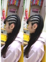 エクステ専門店ミキ 横浜店(MIKI)&nbsp;キッズコーンロウ★子供ダンスヘア★トレンドコーンロウ
