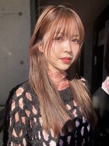 リコバイアフロート(riko by afloat)&nbsp;フェイスレイヤー/レイヤーカット/ブラウンカラー