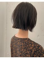 カウチ 板橋本町店(kauti)&nbsp;ぱつっとボブ×透けグレージュ