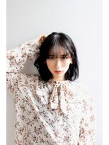 ノイ 千歳船橋(noi)&nbsp;斜めバング/グレージュカラー/デザインカラー/シルキーベージュ