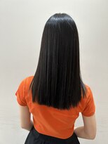 ヘアーライズ 池袋東口店(hair RISE) インナーブリーチがあるお客様にメテオストレート
