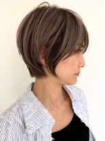 ネイロ バイ ジルブラン 葛西(NeiRo by JIL BLAN)&nbsp;ハイライト白髪ぼかしダブルカラーインナーカラーショートボブ