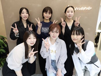 ネモネ バイ ミリー 梅田茶屋町(nemone by milly)の写真/【梅田茶屋町】女性stylist多数◇仕上げまで一人の担当制◎細かなニュアンス・要望もしっかりと叶えます♪