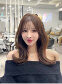韓国ヘア/韓国スタイル/縮毛矯正/髪質改善/レイヤーカット