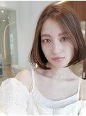 20代30代大人かわいい小顔くびれレイヤーカット韓国レイヤーボブ