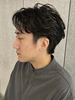ニアウ 太田店(Niau)&nbsp;フェザーショートフェザーパーマニュアンスパーマスパイラル眉毛