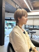 リスタバイスニップ(Lista by snip)&nbsp;マッシュショート/ベージュ/ワイドバング/中崎町