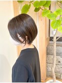 長めショートボブ