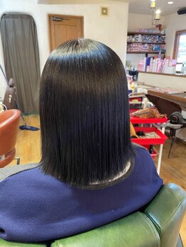 カカ(kaka)の写真/髪の悩みに合わせた施術が可能♪クセや髪質を見極め、毛先までなめらかな指通りを実現◎