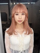 ラニヘアサロン(lani hair salon)&nbsp;オレンジベージュ/ミルクティー/ケアブリーチ/レイヤーカット