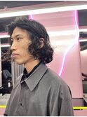 ミディアムパーマ/スパイラル