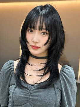 ロンド メリー 大宮(Lond merry) ミディアムレイヤーカット/レイヤー/顔周り/韓国/髪質改善/大宮